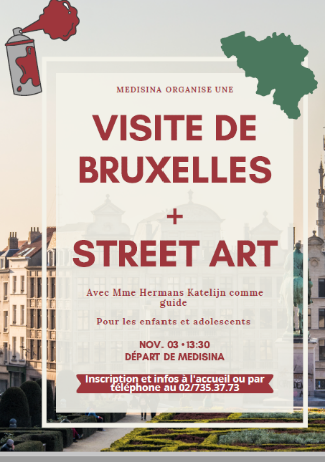 Visite Bruxelles + Street Art